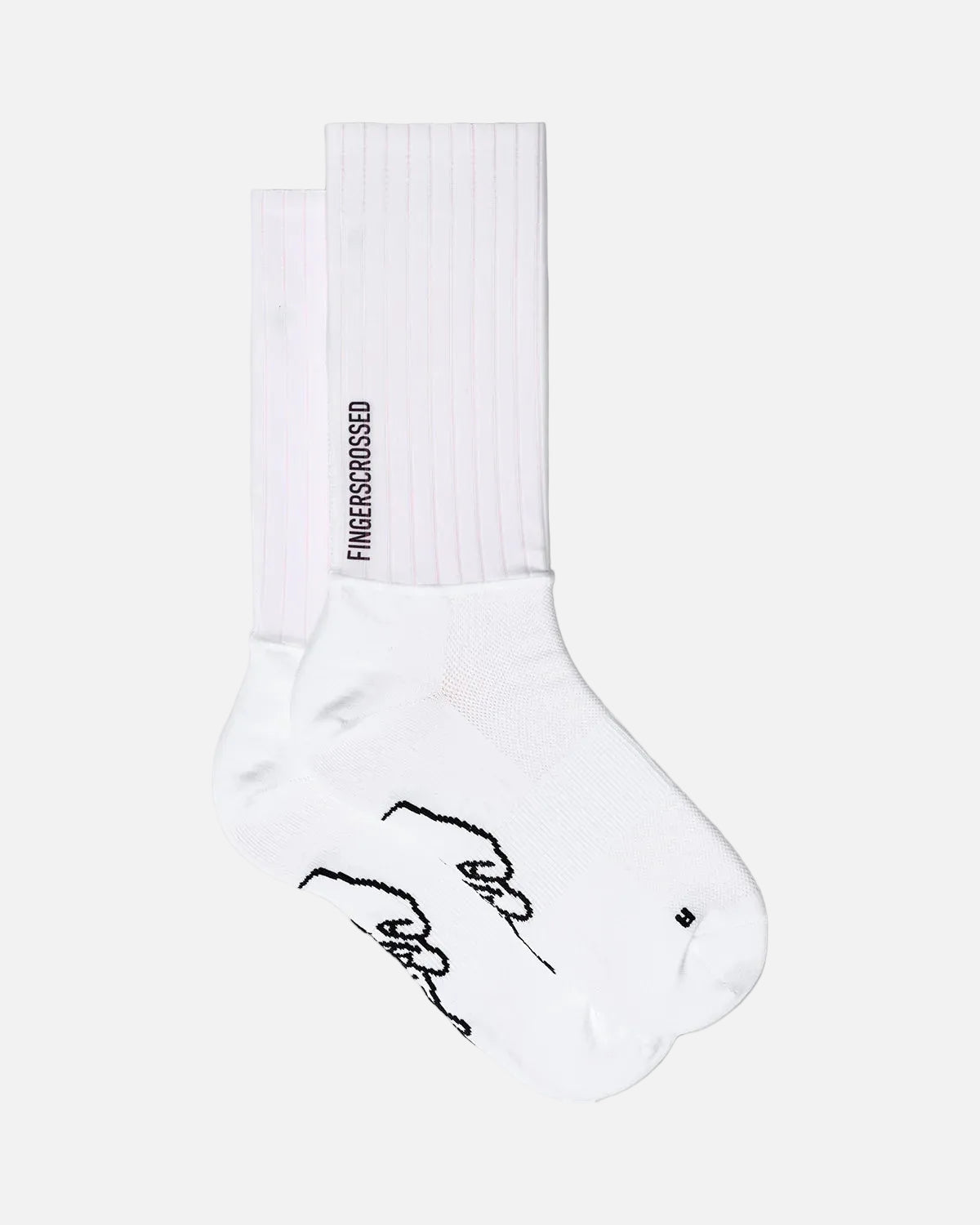 Fingerscrossed Aero 2.0 Socks Logo Vertical