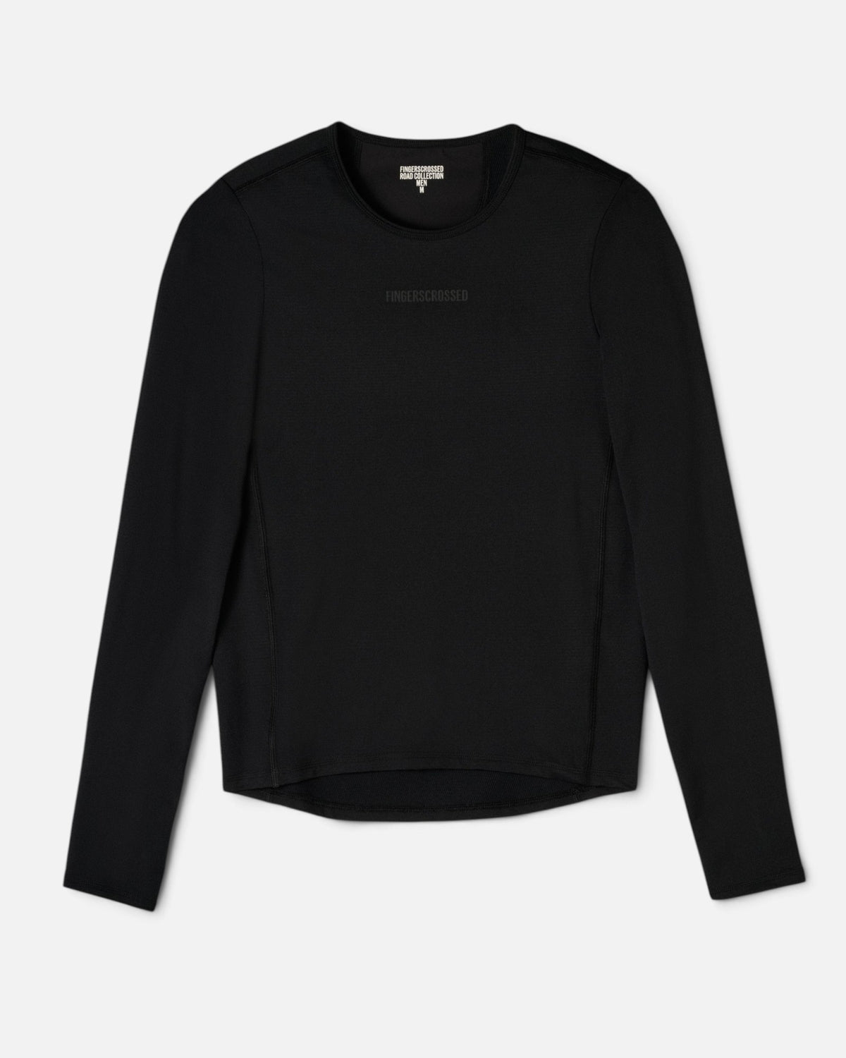 Fingerscrossed Men's Road Long Sleeve Baselayer Black