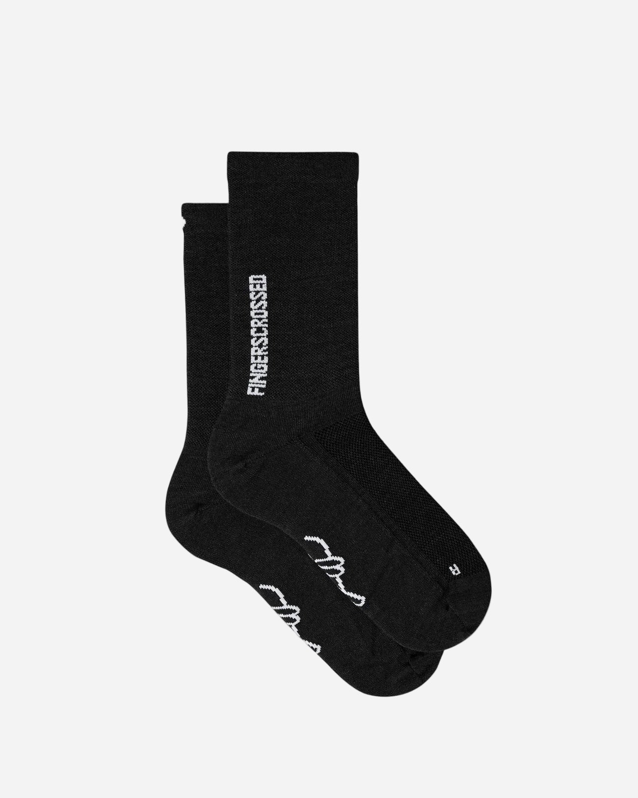 Fingerscrossed Light Merino Silk Socks Black