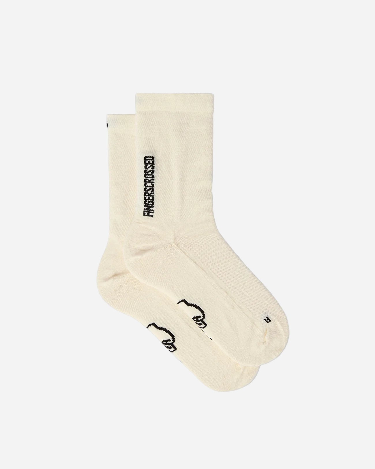 Fingerscrossed Light Merino Silk Socks Creme White