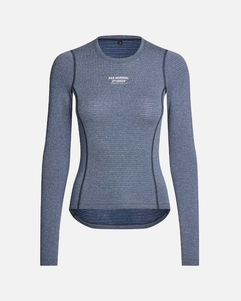 Pas Normal Studios Women's Thermal Long Sleeve Base Layer Navy