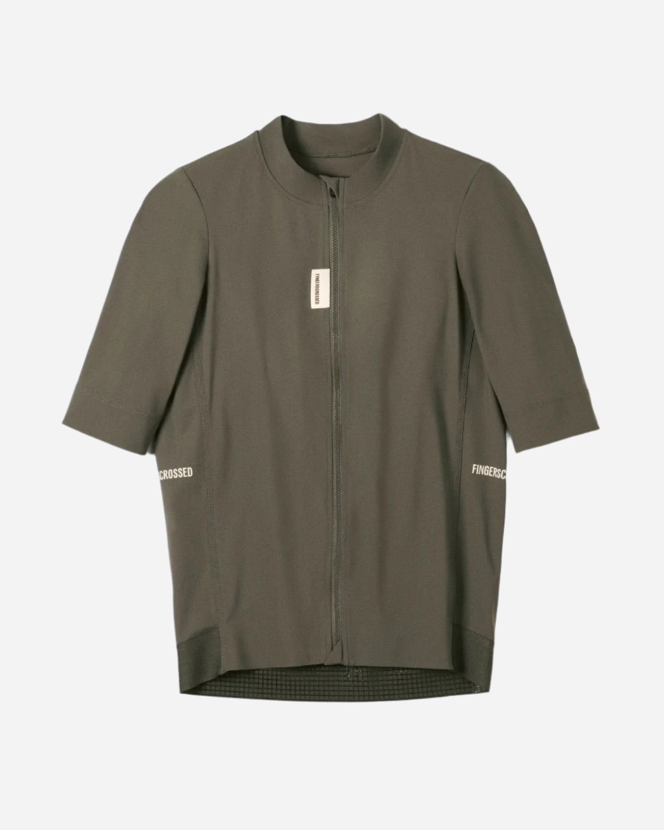 Fingerscrossed Men's Road Jersey Olive
