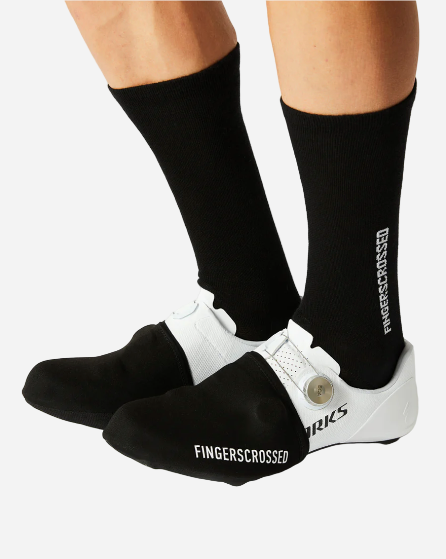 Fingerscrossed Toe Caps Black