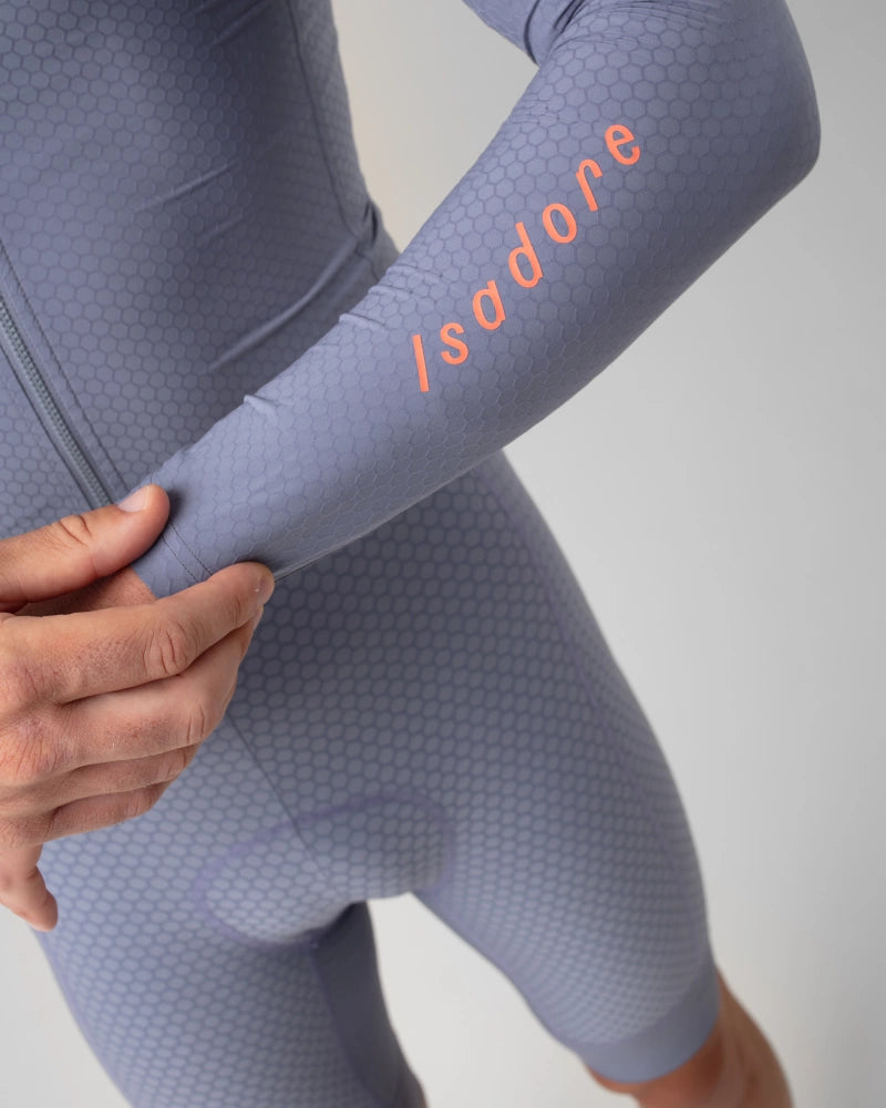 Isadore Echelon Aero Long Sleeve Jersey / Blue Granite - KULT • Cycling Shop & Café
