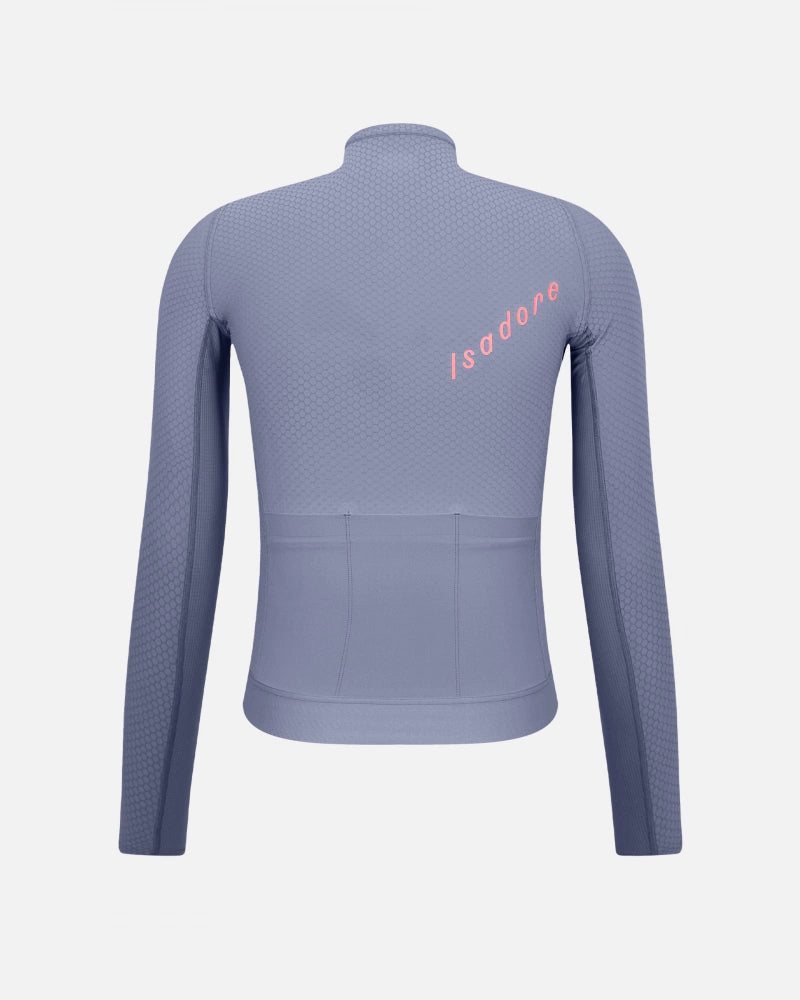 Isadore Echelon Aero Long Sleeve Jersey / Blue Granite - KULT • Cycling Shop & Café