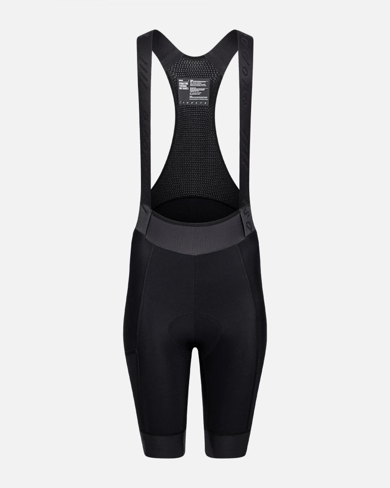 Isadore Women's Signature Thermal Bib Shorts Black