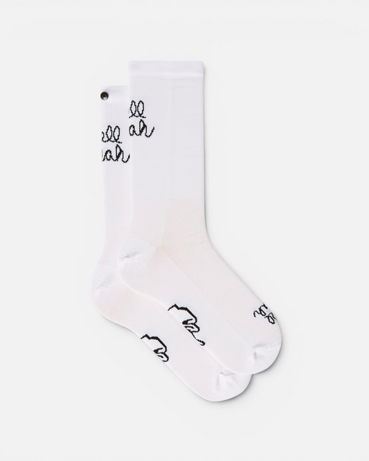 Fingerscrossed Hell Yeah 3.0 Socks White