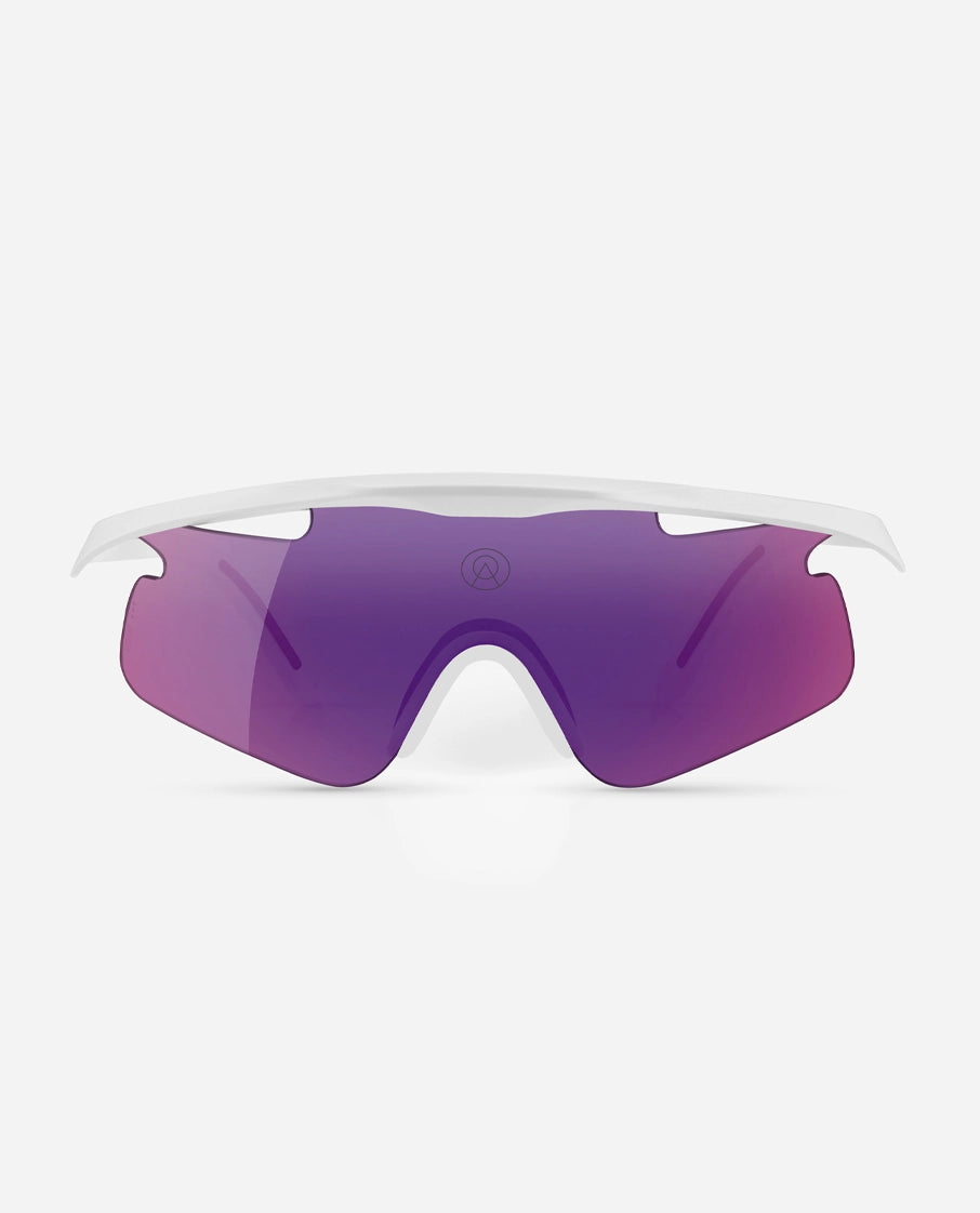 Alba Optics Mantra Sunglasses White + Plasma