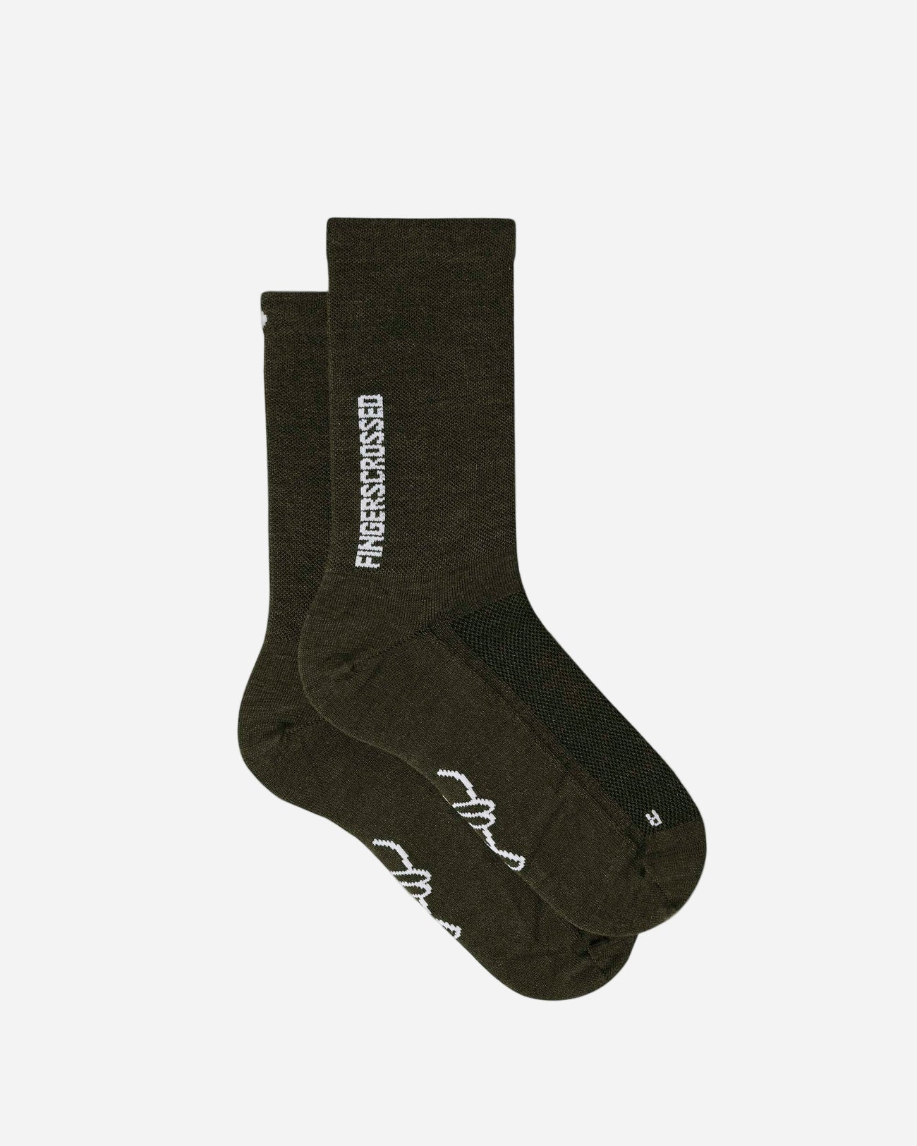 Fingerscrossed Light Merino Silk Socks Green