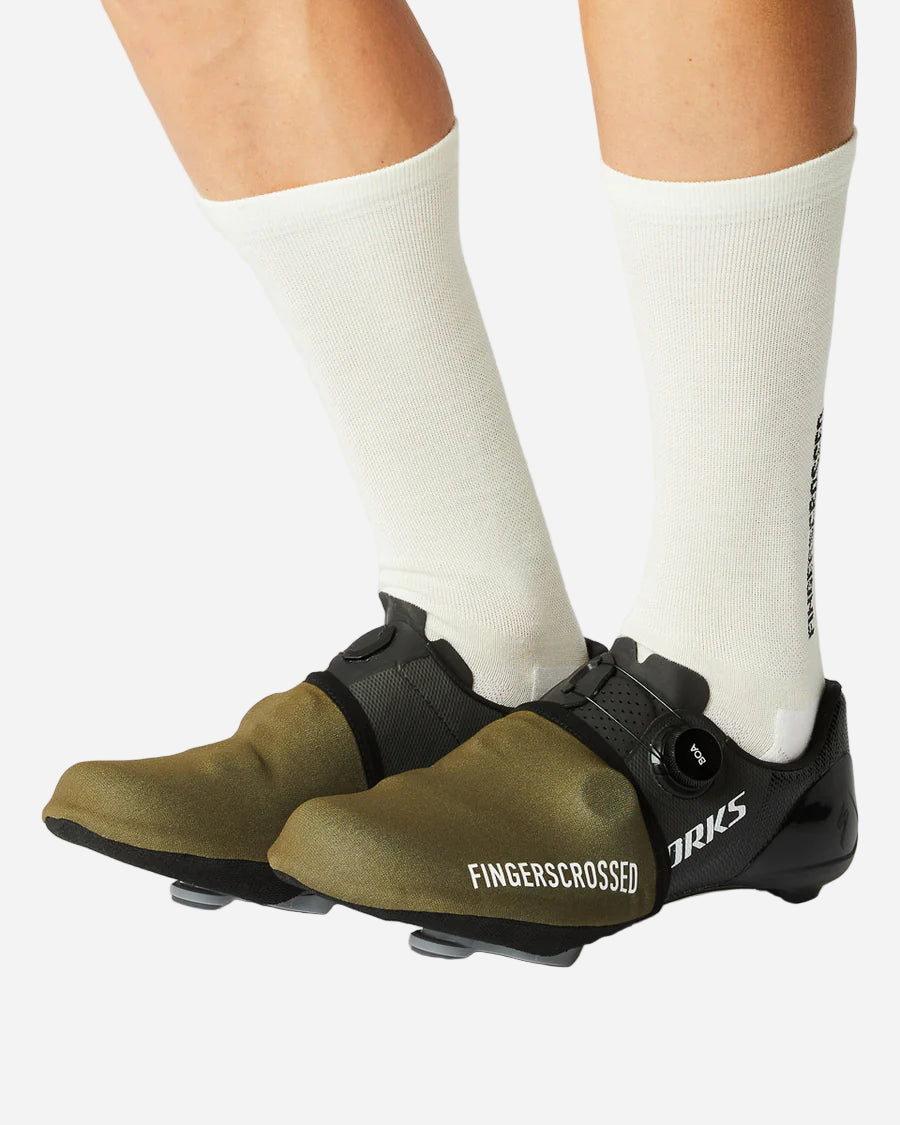 Fingerscrossed Toe Caps Olive