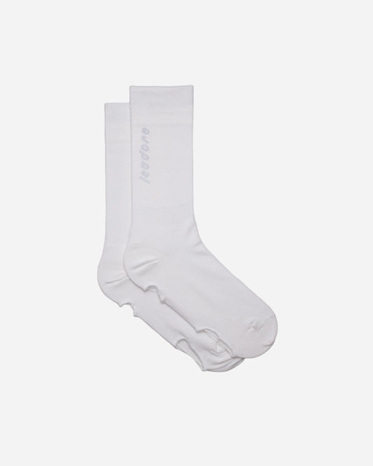 Isadore Signature Oversocks White