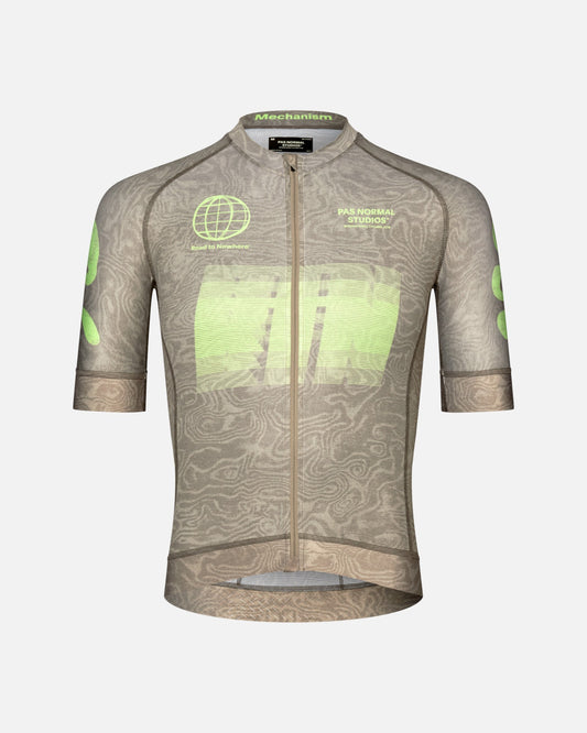 Pas Normal Studios Men's Mechanism Logo Jersey Earth