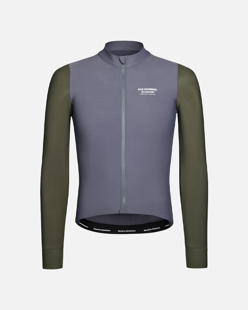 Pas Normal Studios Men's Mechanism Long Sleeve Jersey Steel Dark Olive