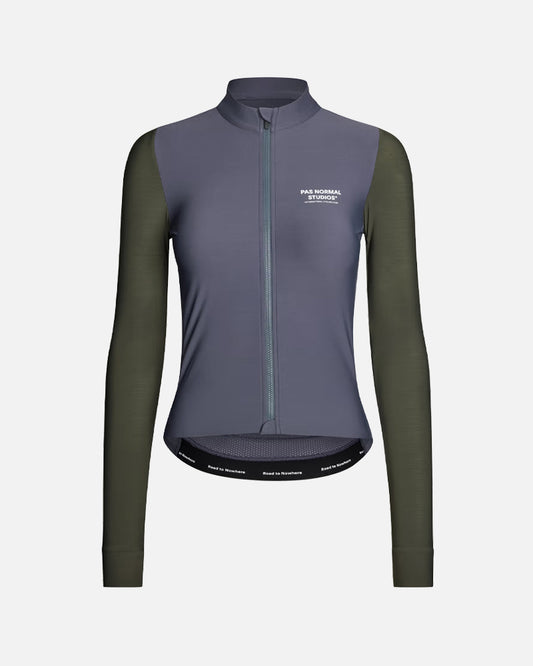 Pas Normal Studios Women's Mechanism Long Sleeve Jersey Steel Dark Olive