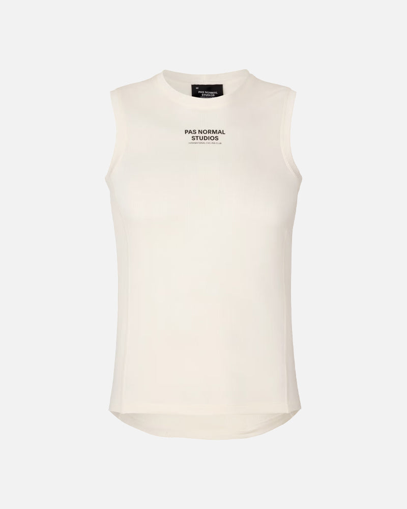 Pas Normal Studios Mid Sleeveless Baselayer Off White