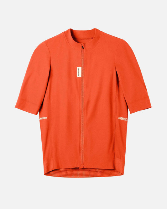 Fingerscrossed Men's Road Jersey Poppy Red