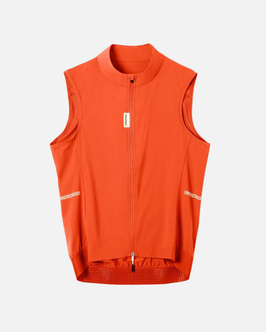 Fingerscrossed Men's Road Wind Vest Poppy Red