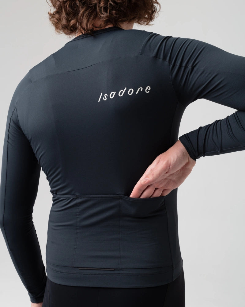 Isadore Debut Long Sleeve Jersey / Ebony - KULT • Cycling Shop & Café