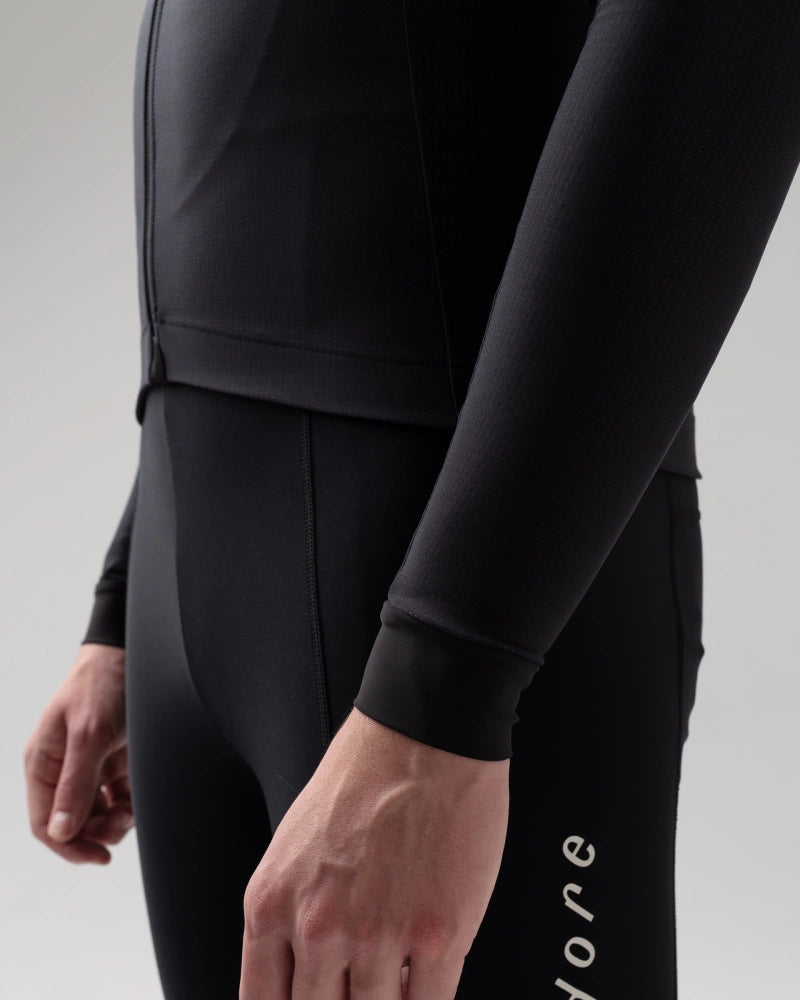 Isadore Debut Winter Long Sleeve Jersey / Black - KULT • Cycling Shop & Café