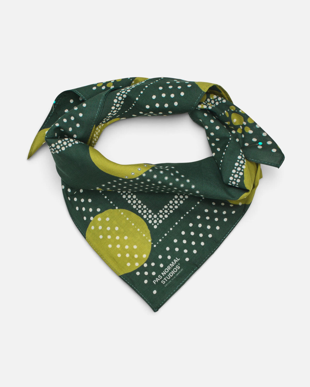 Pas Normal Studios Off-Race Bandana Moss Green