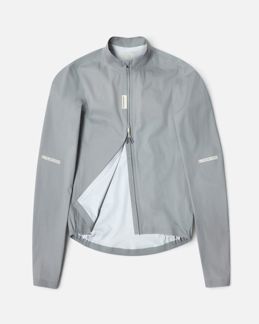 Fingerscrossed Men's Road Rain Jacket Morning Fog