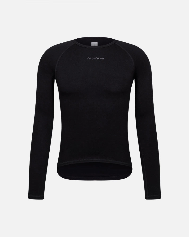 Isadore Merino Long Sleeve Baselayer / Black - KULT • Cycling Shop & Café