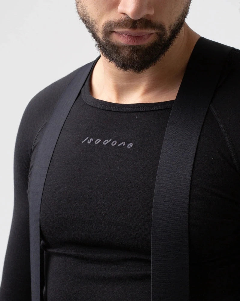 Isadore Merino Long Sleeve Baselayer / Black - KULT • Cycling Shop & Café