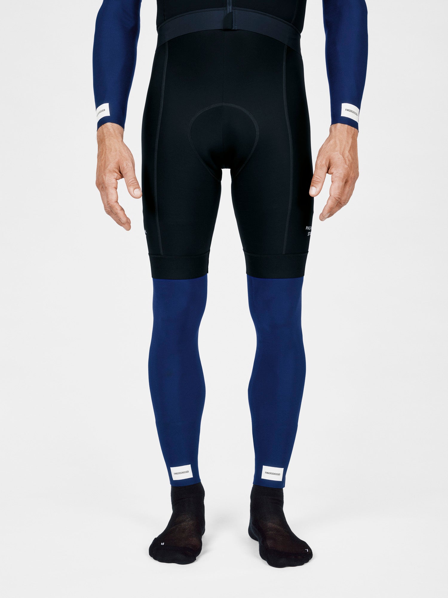 Fingerscrossed Leg Warmers / Navy - KULT • Cycling Shop & Café