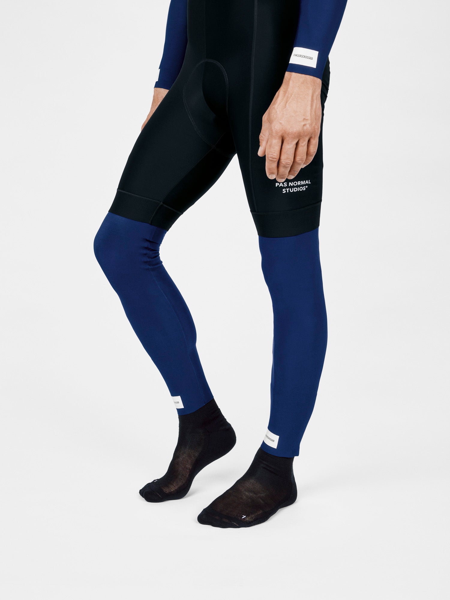 Fingerscrossed Leg Warmers / Navy - KULT • Cycling Shop & Café