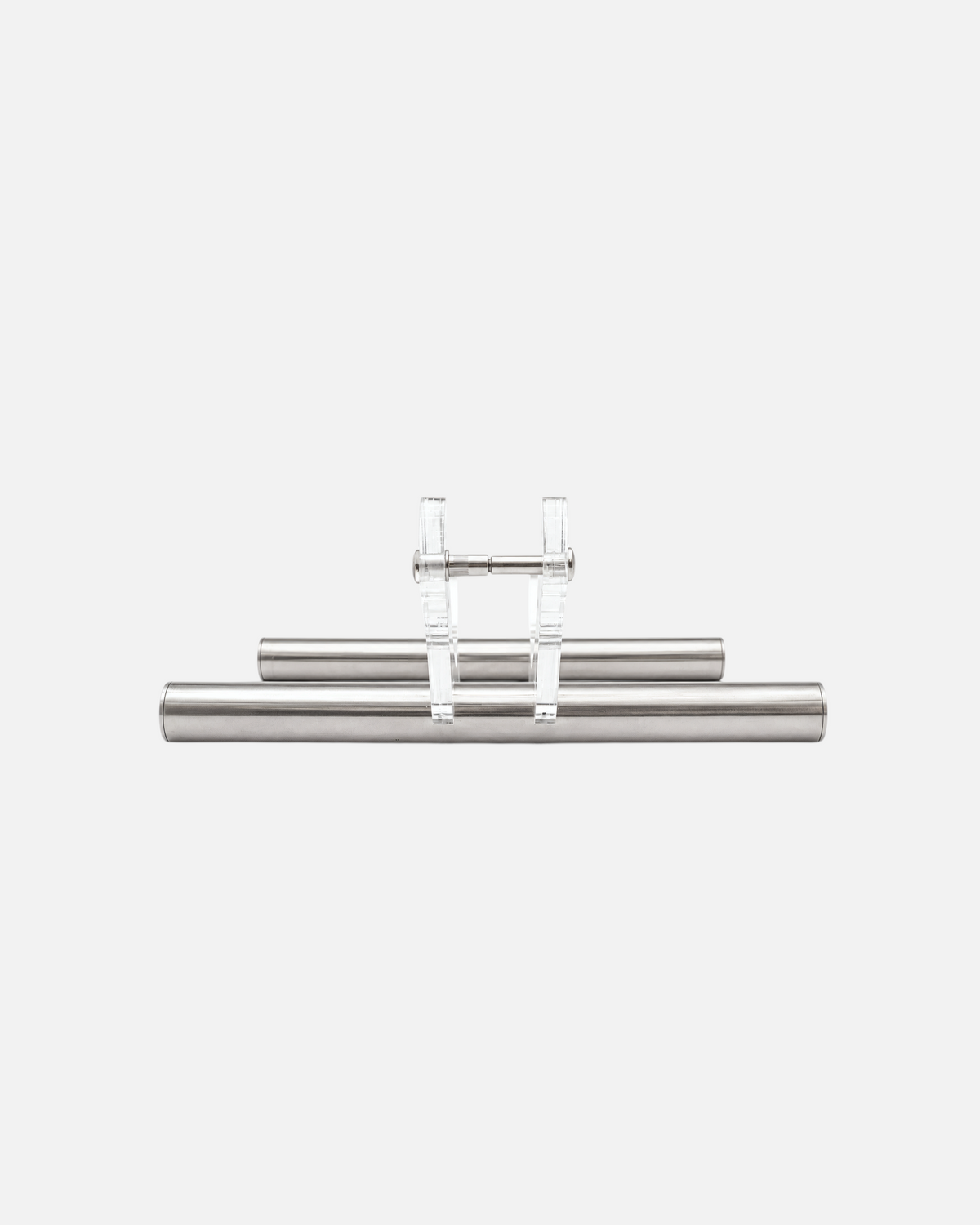 Transparent bike stand side view