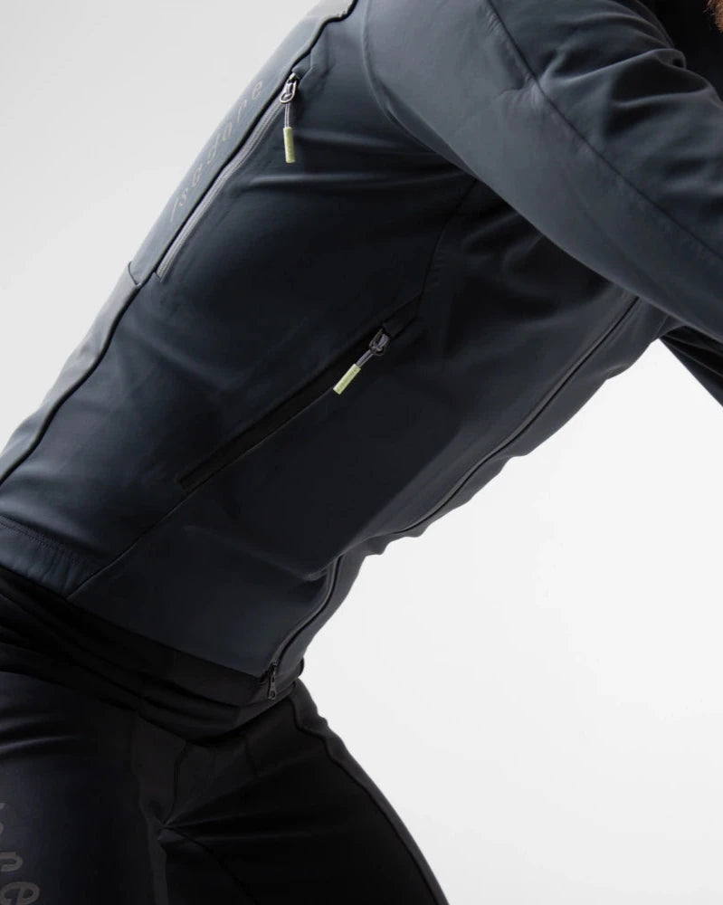 Isadore Signature Deep Winter Softshell Jacket / Ebony - KULT • Cycling Shop & Café