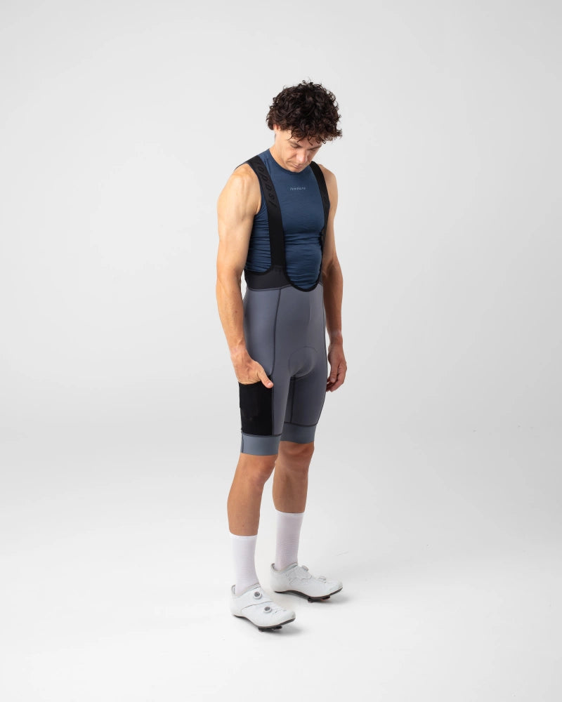 Isadore Signature Thermal Bib Shorts / Iron Gate - KULT • Cycling Shop & Café