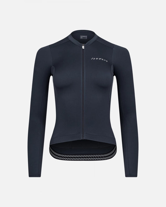 Isadore Women's Debut Long Sleeve Jersey / Ebony - KULT • Cycling Shop & Café