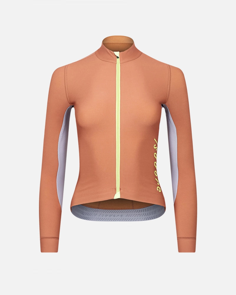 Isadore Women's Echelon Thermal Long Sleeve Jersey / Argan Oil - KULT • Cycling Shop & Café