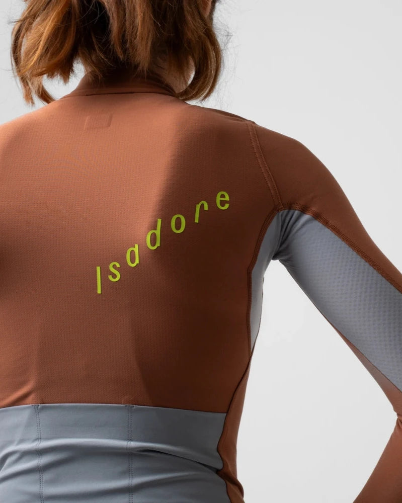 Isadore Women's Echelon Thermal Long Sleeve Jersey / Argan Oil - KULT • Cycling Shop & Café