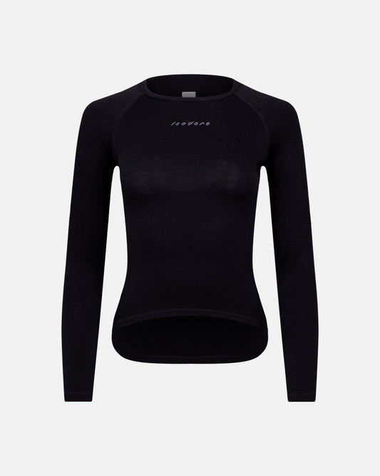 Isadore Women's Merino Long Sleeve Baselayer / Black - KULT • Cycling Shop & Café