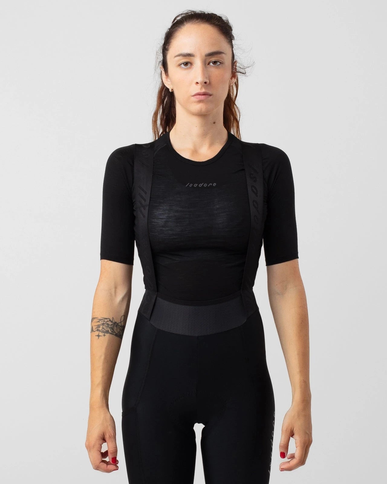 Isadore Women's Merino Short Sleeve Baselayer / Black - KULT • Cycling Shop & Café