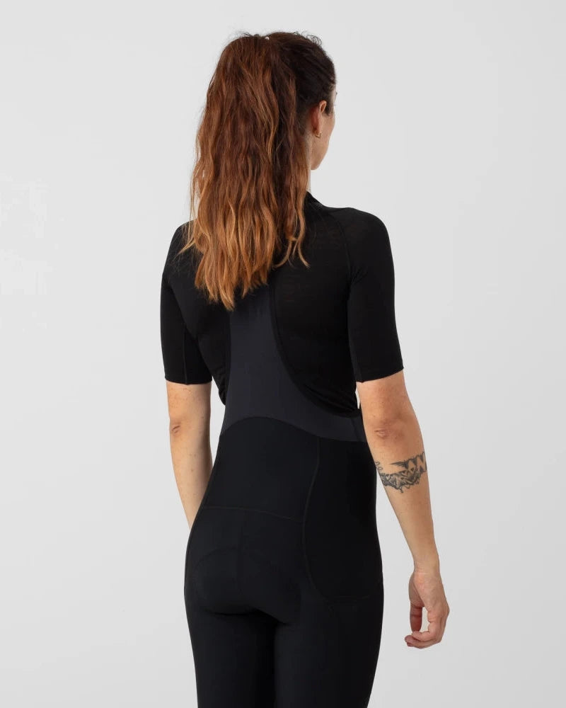 Isadore Women's Merino Short Sleeve Baselayer / Black - KULT • Cycling Shop & Café