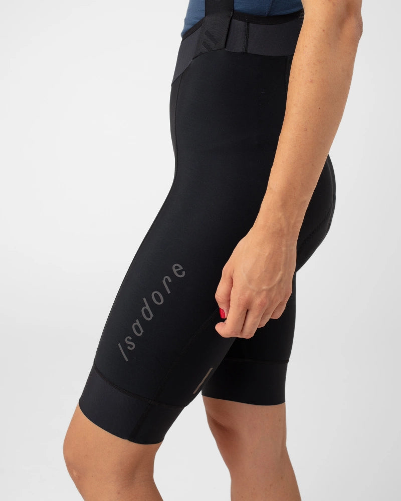 Isadore Women's Signature Thermal Bib Shorts / Black - KULT • Cycling Shop & Café